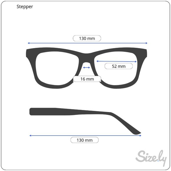 Stepper Si-50155 Unisex Semi Rimless Eyeglasses Frames Glasses Titanium Brown - Picture 6 of 7
